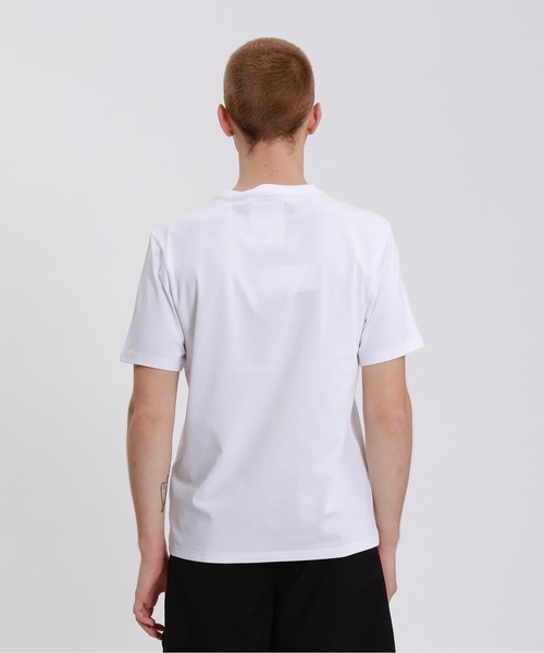 HIPANDA（ハイパンダ）の「HIPANDA ハイパンダ メンズ オーロラカラー絆創膏 ワンポイントプリント 半袖Tシャツ（Tシャツ/カットソー・メンズ・アーミー/ブラック/ホワイト・X-LARGE/LARGE/MEDIUM/SMALL/XX-LARGE）」の8枚目の写真