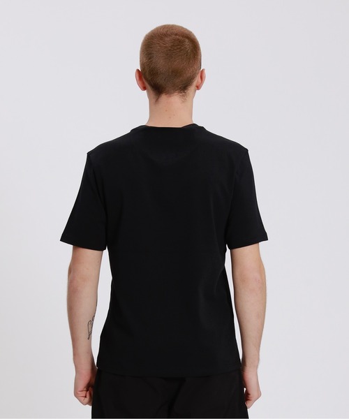 HIPANDA（ハイパンダ）の「HIPANDA ハイパンダ メンズ オーロラカラー絆創膏 ワンポイントプリント 半袖Tシャツ（Tシャツ/カットソー・メンズ・アーミー/ブラック/ホワイト・X-LARGE/LARGE/MEDIUM/SMALL/XX-LARGE）」の5枚目の写真