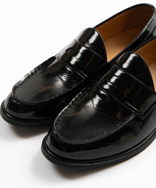 WEGO（ウィゴー）の「WEGO/フェイクレザーペニーローファー（ローファー・メンズ・ブラック・LARGE/MEDIUM）」の3枚目の写真