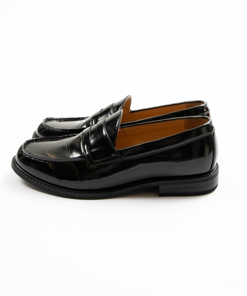 WEGO（ウィゴー）の「WEGO/フェイクレザーペニーローファー（ローファー・メンズ・ブラック・LARGE/MEDIUM）」の4枚目の写真