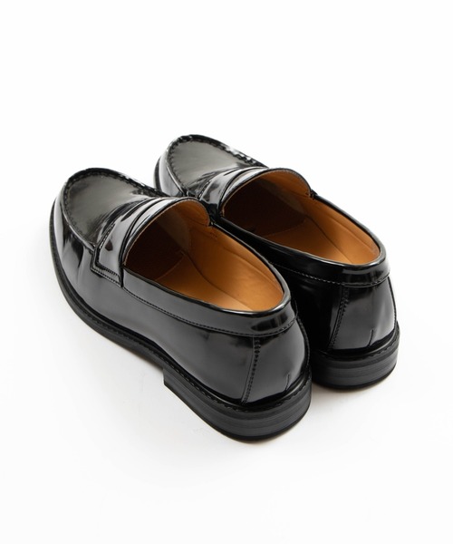 WEGO（ウィゴー）の「WEGO/フェイクレザーペニーローファー（ローファー・メンズ・ブラック・LARGE/MEDIUM）」の6枚目の写真