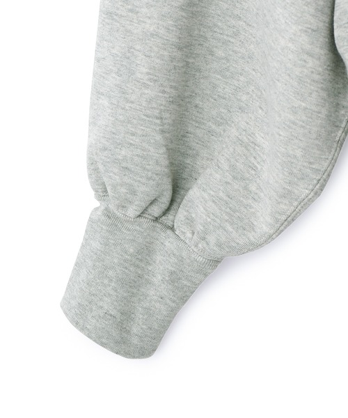 ADAM ET ROPE'（アダムエロペ）の「【ZOZO限定】クルーネックボリュームスリーブスウェット（スウェット・レディース・ライトグレー/ブラック/ピンク・38/36）」の11枚目の写真