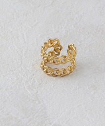 MADEMOISELLE ROPE' | チェーンダブルレイヤーリング(リング)