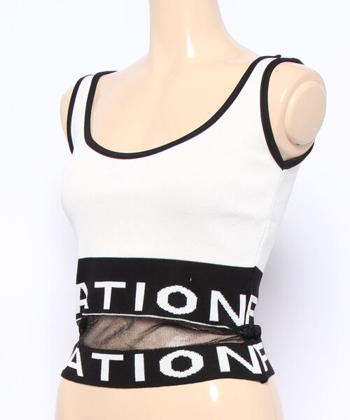 Anuenue(アヌエヌエ)の「レディース シースルータンクトップ(タンクトップ・レディース・ピンク/ホワイト/グレー/ブラック・FREE)」の7枚目の写真