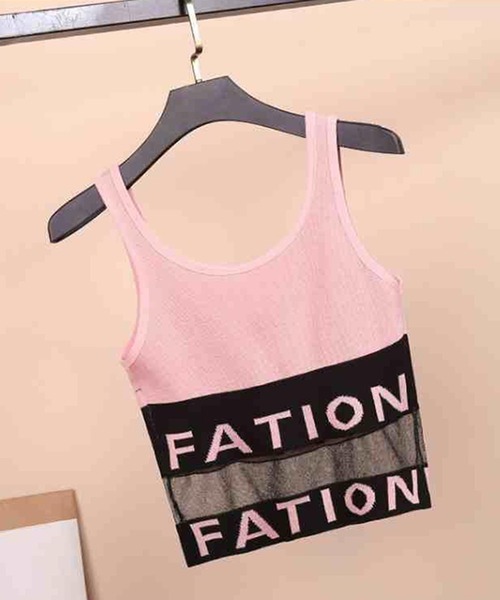 Anuenue(アヌエヌエ)の「レディース シースルータンクトップ(タンクトップ・レディース・ピンク/ホワイト/グレー/ブラック・FREE)」の16枚目の写真