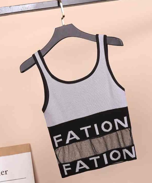 Anuenue(アヌエヌエ)の「レディース シースルータンクトップ(タンクトップ・レディース・ピンク/ホワイト/グレー/ブラック・FREE)」の18枚目の写真