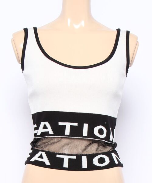 Anuenue(アヌエヌエ)の「レディース シースルータンクトップ(タンクトップ・レディース・ピンク/ホワイト/グレー/ブラック・FREE)」の11枚目の写真