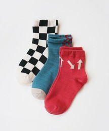 stample | チェッカーモチーフショートソックス3P(ソックス/靴下)