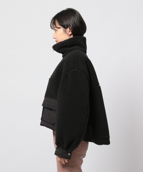 PAGEBOY（ページボーイ）の「ボアショートブルゾン（ブルゾン・レディース・ブラック/ホワイト系その他/ブラウン系その他・FREE）」の16枚目の写真