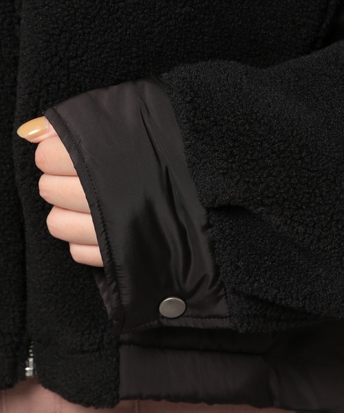 PAGEBOY（ページボーイ）の「ボアショートブルゾン（ブルゾン・レディース・ブラック/ホワイト系その他/ブラウン系その他・FREE）」の21枚目の写真