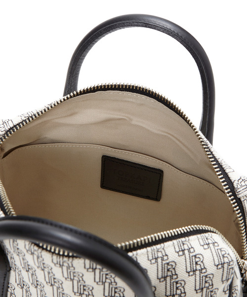 TOPKAPI(トプカピ)の「モノグラム プリント ボストンバッグ(ハンドバッグ・レディース・ブラック・FREE)」の3枚目の写真