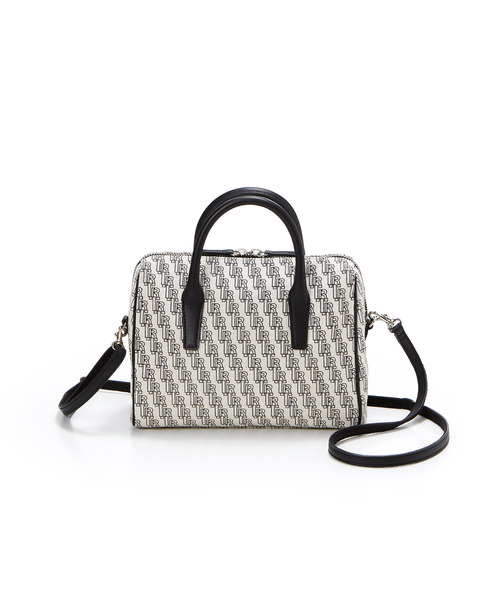 TOPKAPI(トプカピ)の「モノグラム プリント ボストンバッグ(ハンドバッグ・レディース・ブラック・FREE)」の5枚目の写真