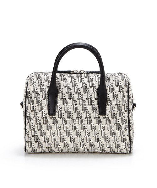 TOPKAPI(トプカピ)の「モノグラム プリント ボストンバッグ(ハンドバッグ・レディース・ブラック・FREE)」の10枚目の写真