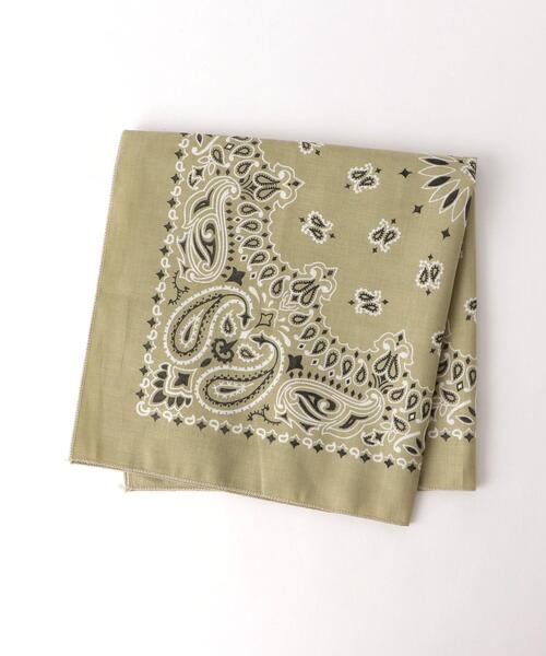 HAV-A-HANK（ハバハンク ）の「＜Hav-A-Hank（ハバハンク）＞ P/BANDANA/バンダナ（バンダナ/スカーフ・メンズ・ダークブラウン/ダークグレー/ケリー/オレンジ/ベージュ/ライトピンク/ブラック・FREE）」の4枚目の写真