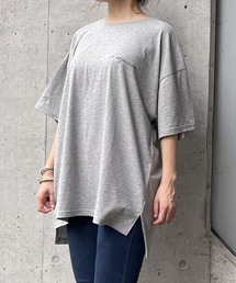 MATCH&more | ロゴプリントオーバーサイズ半袖Ｔシャツ(Tシャツ/カットソー)