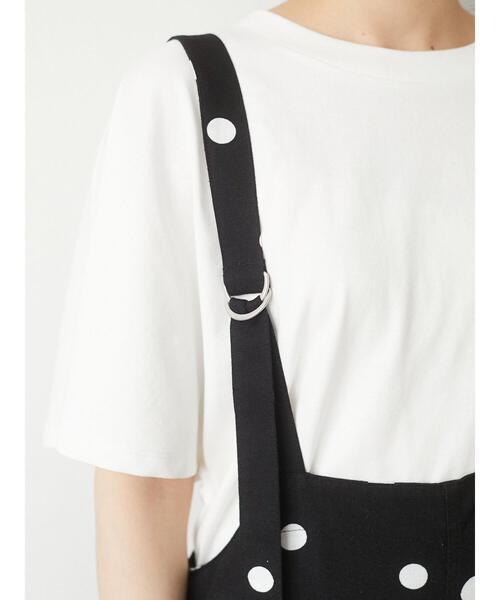 Sugar spoon（シュガースプーン）の「・SUGAR SPOON リネンドットサロペットパンツ＊（サロペット/オーバーオール・レディース・ブラック/ベージュ・FREE）」の18枚目の写真