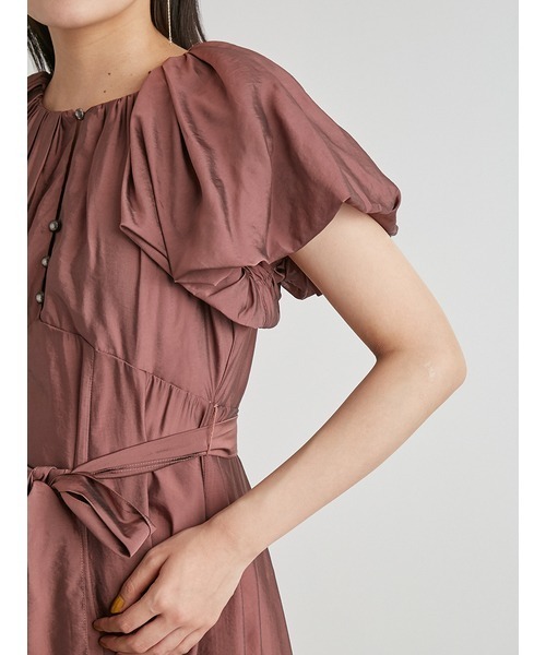 LILY BROWN（リリーブラウン）の「バルーンスリーブロングワンピース