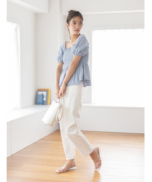 fifth(フィフス)の「マルチポケットショルダーバッグ(ショルダーバッグ・レディース・ホワイト/グリーン・FREE)」の9枚目の写真