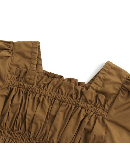 JENNI love(ジェニィラブ)の「シャーリングブラウス(シャツ/ブラウス・キッズ・ベージュ/ピンク/ブラウン・150cm/160cm/130cm/140cm)」の14枚目の写真