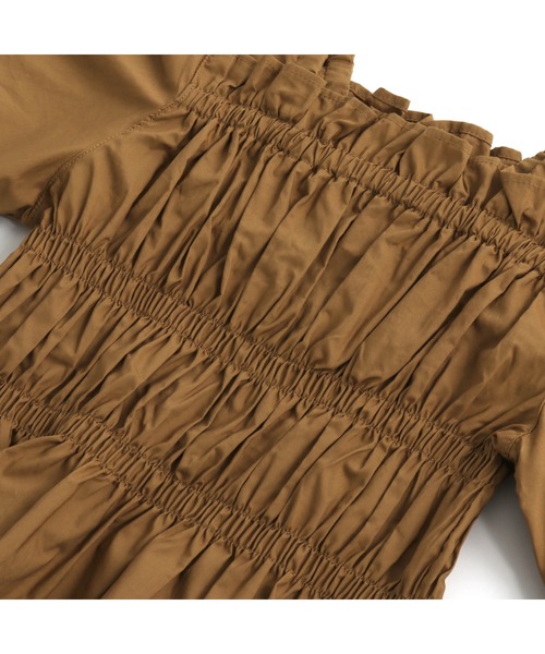 JENNI love(ジェニィラブ)の「シャーリングブラウス(シャツ/ブラウス・キッズ・ベージュ/ピンク/ブラウン・150cm/160cm/130cm/140cm)」の16枚目の写真