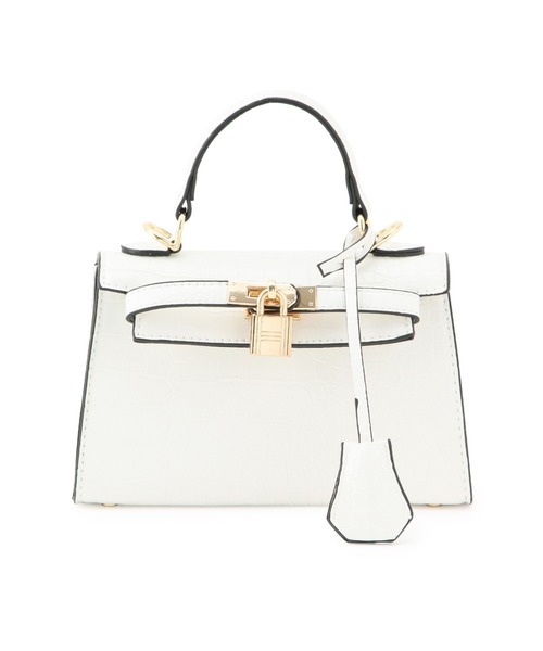 MADEMOISELLE ROPE'（マドモアゼル ロペ）の「【PETA+JAIN】ミニ ショルダーバッグ（ショルダーバッグ・レディース・ホワイト/ブラック・FREE）」の5枚目の写真