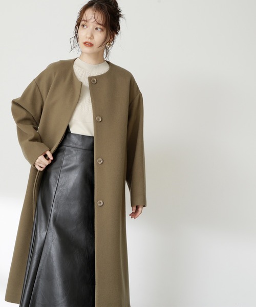 N.（N. Natural Beauty Basic）（エヌエヌナチュラルビューティーベーシック）の「【S Size Line】◆フェイクレザーマーメイドスカート（スカート・レディース・ブラック/モカ・SMALL/MEDIUM）」の10枚目の写真