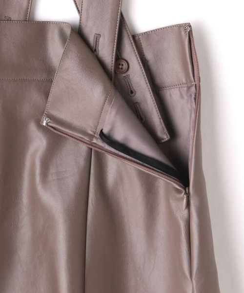 N.（N. Natural Beauty Basic）（エヌエヌナチュラルビューティーベーシック）の「【S Size Line】◆フェイクレザーマーメイドスカート（スカート・レディース・ブラック/モカ・SMALL/MEDIUM）」の18枚目の写真