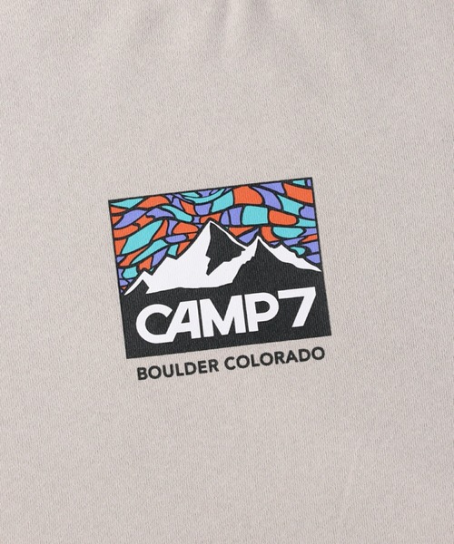 CAMP7（キャンプセブン）の「【CAMP7】ＢＯＸロゴクルーネックスウェット（スウェット・メンズ・ホワイト/レッド/ベージュ・S/M/XL/L）」の22枚目の写真