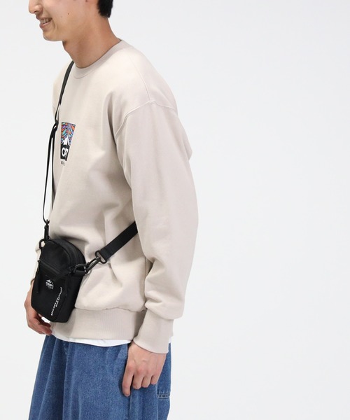 CAMP7（キャンプセブン）の「【CAMP7】ＢＯＸロゴクルーネックスウェット（スウェット・メンズ・ホワイト/レッド/ベージュ・S/M/XL/L）」の10枚目の写真