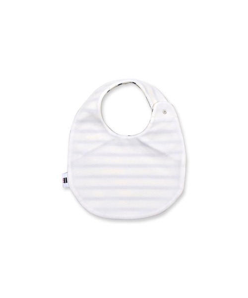 birthday party（バースデイパーティー）の「birthday party/インレイ ストレッチ ボーダー クマ よだれかけ スタイ ベビー（その他ベビー用品・キッズ・オフホワイト/ベージュ・FREE）」の13枚目の写真