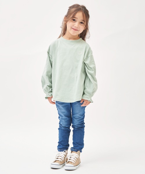 RUGGEDWORKS(ラゲッドワークス)の「スリムストレートストレッチデニムパンツ(デニムパンツ・キッズ・ネイビー/ブルー・90/100/110/120/130/140/150)」の3枚目の写真