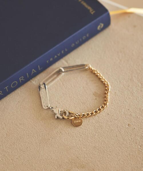coen（コーエン）の「【展開店舗限定】チェーンコンビブレスレット（ブレスレット・レディース・ゴールド/シルバー・FREE）」の6枚目の写真