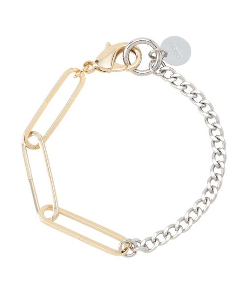 coen（コーエン）の「【展開店舗限定】チェーンコンビブレスレット（ブレスレット・レディース・ゴールド/シルバー・FREE）」の4枚目の写真