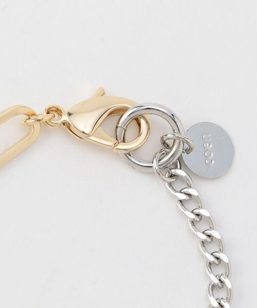 coen（コーエン）の「【展開店舗限定】チェーンコンビブレスレット（ブレスレット・レディース・ゴールド/シルバー・FREE）」の7枚目の写真
