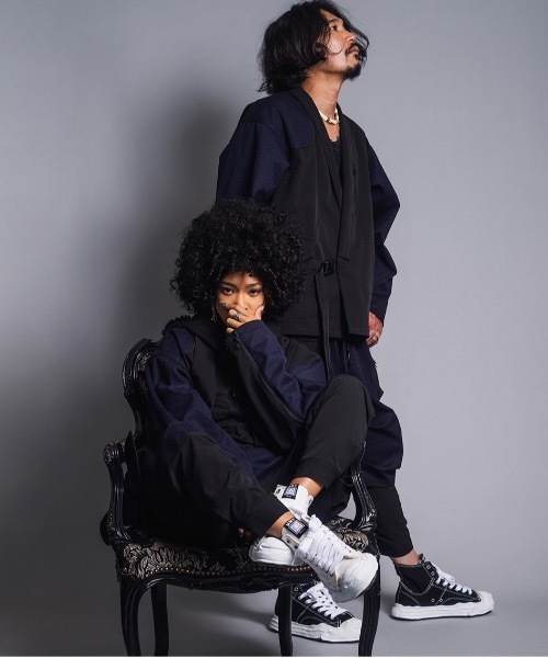 Maison MIHARA YASUHIRO（メゾンミハラヤスヒロ）の「GARA:GARA x Maison MIHARA YASUHIRO[HANK] LAYERED SNEAKER レイヤードスニーカー（スニーカー・メンズ・ホワイト/ブラック/ホワイト×ブラック・43/42/39/38/40/37/44/41）」の9枚目の写真