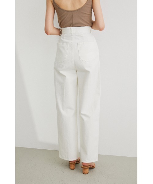 STYLEMIXER（スタイルミキサー）の「フロントスリットデニム（デニムパンツ・レディース・ホワイト/インディゴブルー・SMALL/MEDIUM/X-SMALL）」の11枚目の写真