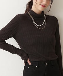 NATURAL BEAUTY BASIC | アイレットリブタートルニット/0171270980(ニット/セーター)