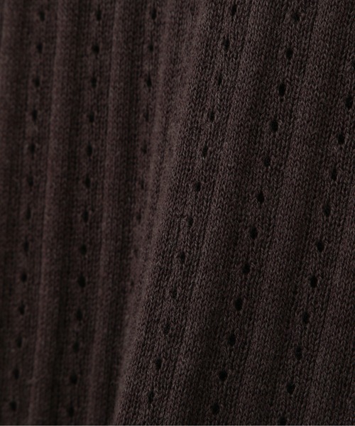 NATURAL BEAUTY BASIC（ナチュラルビューティーベーシック）の「アイレットリブタートルニット/0171270980（ニット/セーター・レディース・オフホワイト/グリーン/チャコールグレー・MEDIUM）」の19枚目の写真