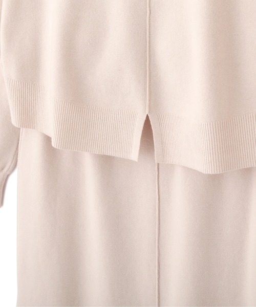 PROPORTION BODY DRESSING（プロポーションボディドレッシング）の「ニットタイトセットアップ / 1211240004（ワンピース・レディース・ダークベージュ/パープル系その他/ホワイト系その他・MEDIUM/SMALL）」の16枚目の写真