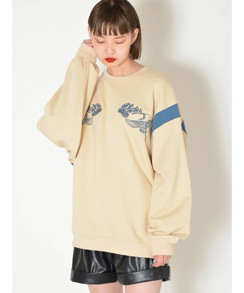 jouetie（ジュエティ）の「【POSTOKYO】浮世絵ボーリングプルオーバー 