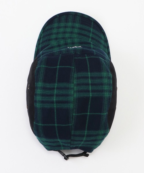 ikka（イッカ）の「【キッズ】チェック切り替えジェットCAP（キャップ・キッズ・グリーン/ブラック・FREE）」の8枚目の写真