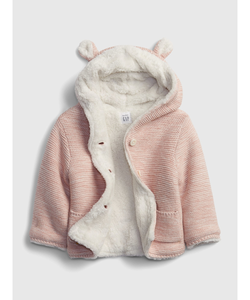GAP（ギャップ）の「ブラナンベア セーター (ベビー)（パーカー・キッズ・ライトグレー/ピンク/アイボリー/ブラウン・12-18M/6-12M/18-24M/3-6M）」の6枚目の写真