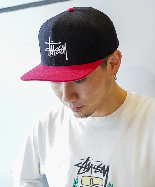 STUSSY（ステューシー）の「【STUSSY / ステューシー】 2Tone Team Strapback キャップ（キャップ・メンズ・チャコールグレー/ブラック・FREE）」の2枚目の写真