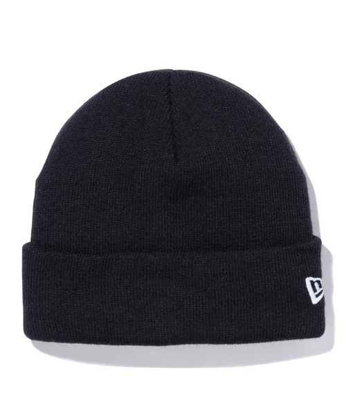 NEW ERA(ニューエラ)の「NEW ERA/ニューエラ キッズ ビーニー Kid's ベーシック カフニット ブラック × スノーホワイト 11119785(ニットキャップ/ビーニー・キッズ・ブラック・FREE)」の1枚目の写真
