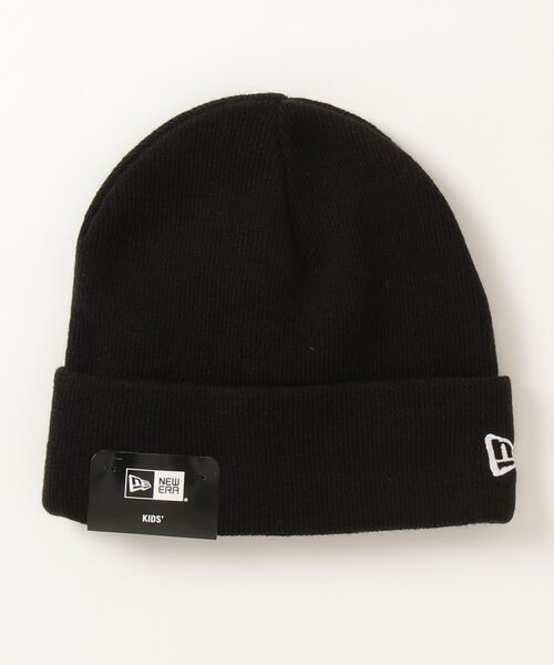 NEW ERA(ニューエラ)の「NEW ERA/ニューエラ キッズ ビーニー Kid's ベーシック カフニット ブラック × スノーホワイト 11119785(ニットキャップ/ビーニー・キッズ・ブラック・FREE)」の3枚目の写真
