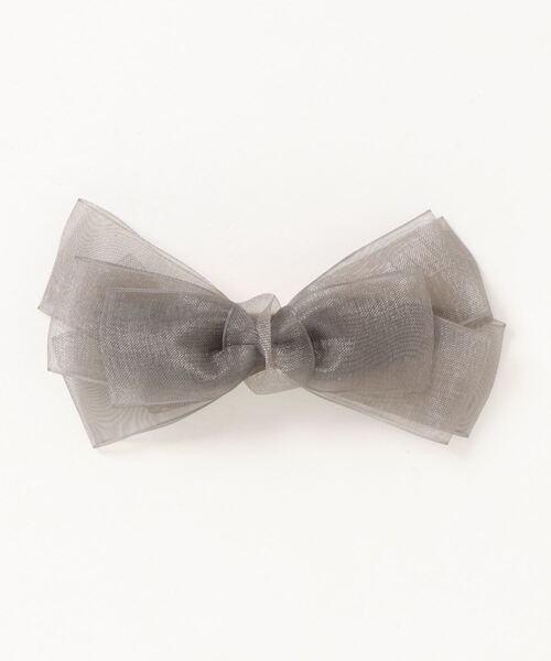 ROPE' PICNIC(ロペピクニック)の「オーガンジーリボンヘアクリップ(バレッタ/ヘアクリップ・レディース・グレー系その他/グリーン/ブラック・FREE)」の8枚目の写真