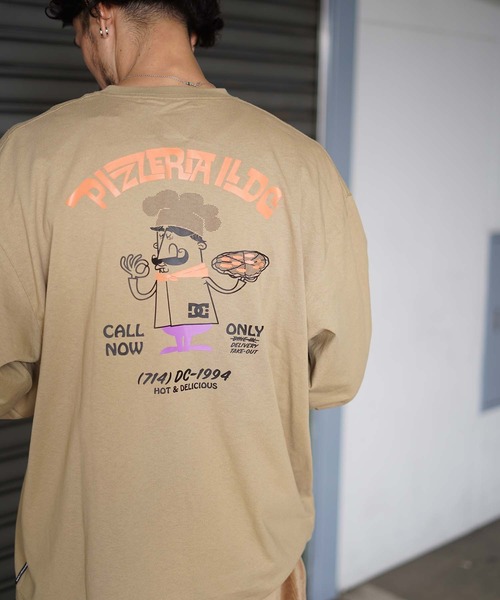 DC SHOES（ディーシーシューズ）の「21 GRAPHICS PRINT LS/DCバックプリント長袖ロンT（Tシャツ/カットソー・メンズ・ベージュ/ホワイト系その他/ブラック系その他/ホワイト系その他2/ホワイト系その他3/ブラック系その他2/ブラック系その他3・MEDIUM/LARGE/X-LARGE）」の7枚目の写真