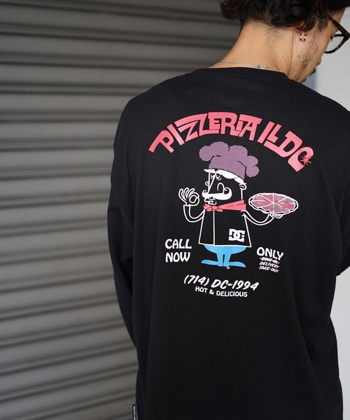 DC SHOES（ディーシーシューズ）の「21 GRAPHICS PRINT LS/DCバックプリント長袖ロンT（Tシャツ/カットソー・メンズ・ベージュ/ホワイト系その他/ブラック系その他/ホワイト系その他2/ホワイト系その他3/ブラック系その他2/ブラック系その他3・MEDIUM/LARGE/X-LARGE）」の5枚目の写真