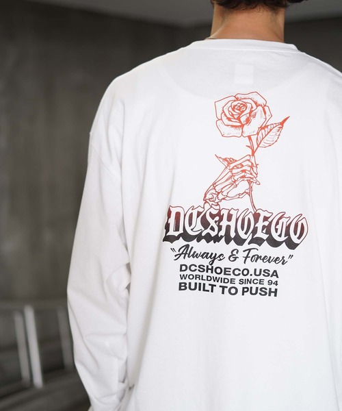 DC SHOES（ディーシーシューズ）の「21 GRAPHICS PRINT LS/DCバックプリント長袖ロンT（Tシャツ/カットソー・メンズ・ベージュ/ホワイト系その他/ブラック系その他/ホワイト系その他2/ホワイト系その他3/ブラック系その他2/ブラック系その他3・MEDIUM/LARGE/X-LARGE）」の3枚目の写真