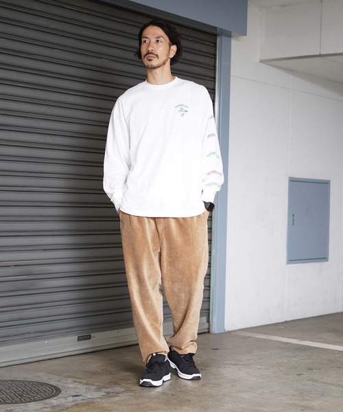 DC SHOES（ディーシーシューズ）の「21 GRAPHICS PRINT LS/DCバックプリント長袖ロンT（Tシャツ/カットソー・メンズ・ベージュ/ホワイト系その他/ブラック系その他/ホワイト系その他2/ホワイト系その他3/ブラック系その他2/ブラック系その他3・MEDIUM/LARGE/X-LARGE）」の15枚目の写真
